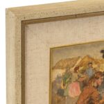 EGON WALLBURG(1911-2006) Original Oil Painting of Figural Village Scene - Image 4