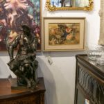 EGON WALLBURG(1911-2006) Original Oil Painting of Figural Village Scene - Image 6