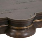 Scalloped Edge Table on Cabriole Legs with Chinoiserie Style Top - Image 3