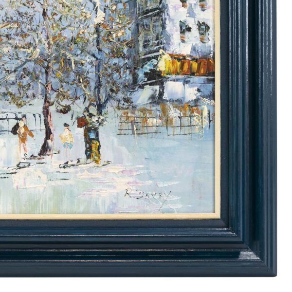 RANDALL VERNON DAVEY(1887-1964) Original Impressionist Oil on Canvas - Signed - Image 3
