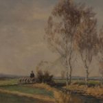ERNST HAYMANN(1873-1947) Original Oil Landscape Painting - Signed - Image 2