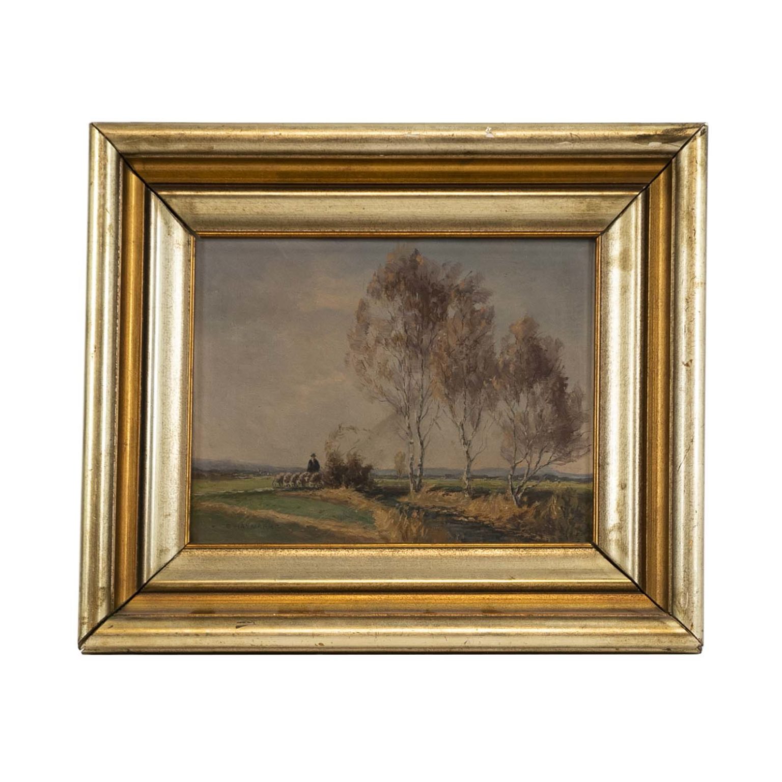 ERNST HAYMANN(1873-1947) Original Oil Landscape Painting - Signed ...