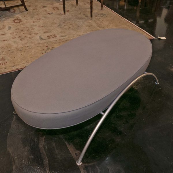 MILO BAUGHMAN for THAYER COGGIN Upholstered Ottoman - Image 2