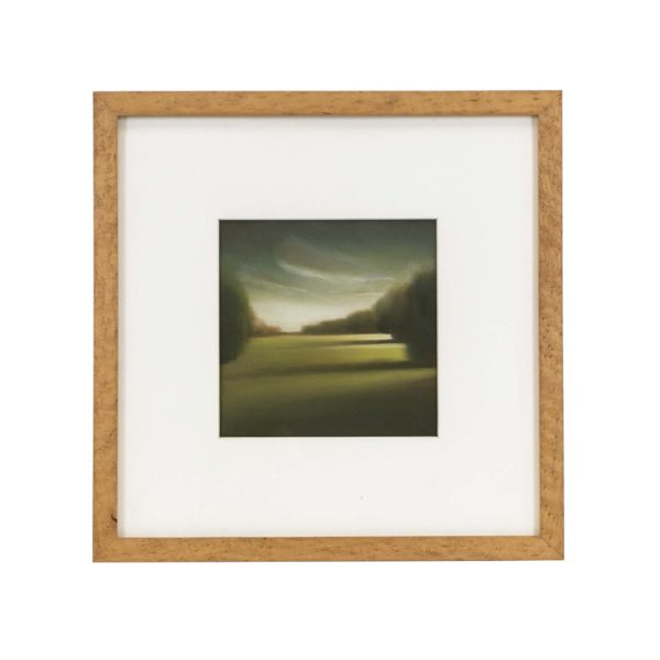 WILL KLEMM Untitled Original Pastel Landscape on Paper Circa 1999 - Signed - Image 1