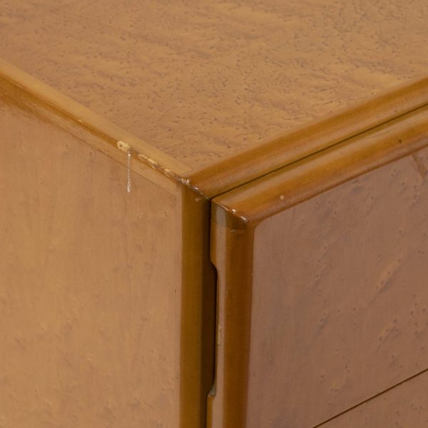 Pair of MILO BAUGHMAN for THAYER COGGIN Birdseye Maple Chests - Image 3
