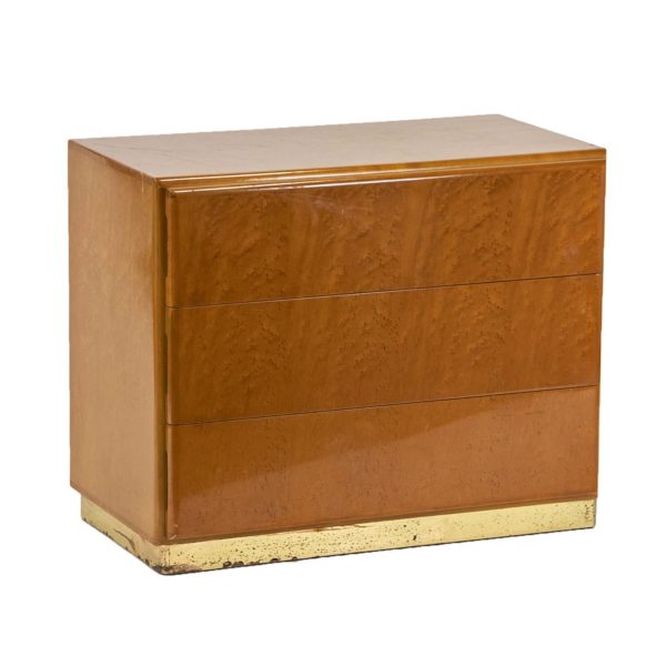 Pair of MILO BAUGHMAN for THAYER COGGIN Birdseye Maple Chests - Image 2