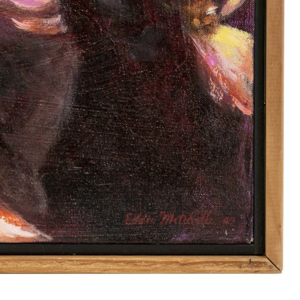 EDDIE MITCHELL “Floral Fireworks” Original Painting - Image 3