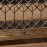 Antique Walnut LUNDSTROM Barrister Bookcase with Leaded Glass - Image 5