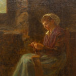 Antique PIERRE ÉDOUARD FRERÈ(1819-1886) Original Oil Painting - Signed - Image 5