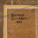 ALFRED ZWIEBEL Original Oil Landscape on Board - Image 5