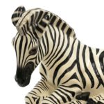 Vintage Mid Century Plaster Zebra - Image 2