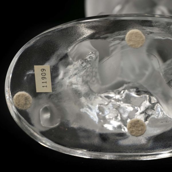 LALIQUE Two Dancers Crystal Sculpture - Signed - Image 6