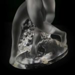 LALIQUE Two Dancers Crystal Sculpture - Signed - Image 4