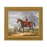 Original Oil on Canvas of Hunt Scene - Signed