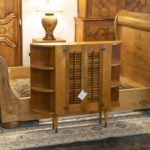 Vintage Cabinet with Shelves and Louvered Doors - Image 6