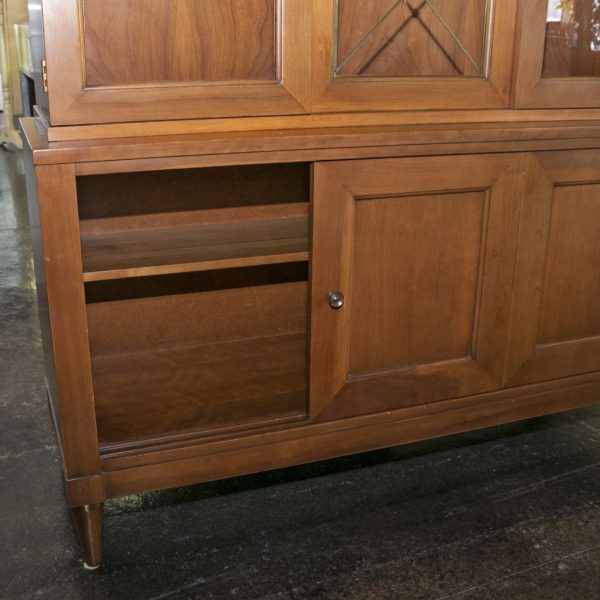 Vintage JOHN CAMERON China Cabinet with Sliding Door Deck - Image 6