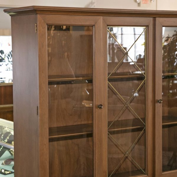 Vintage JOHN CAMERON China Cabinet with Sliding Door Deck - Image 3