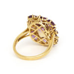 Ametrine and Amethyst Ring in 14 Karat Gold - Image 4