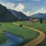 MARION FRED ISERMAN(1907-1995) Original Pastel Landscape - Signed - Image 3