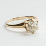 1.46 Total Carat Diamond Ring in 14 Karat Gold - Image 3