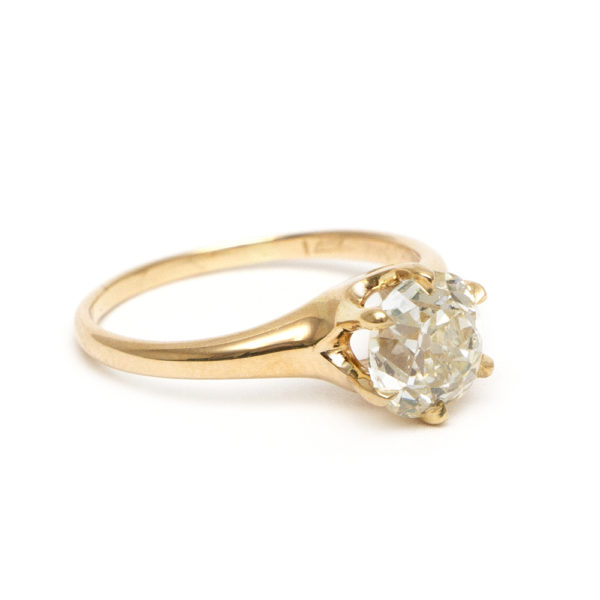 1.46 Total Carat Diamond Ring in 14 Karat Gold - Image 2