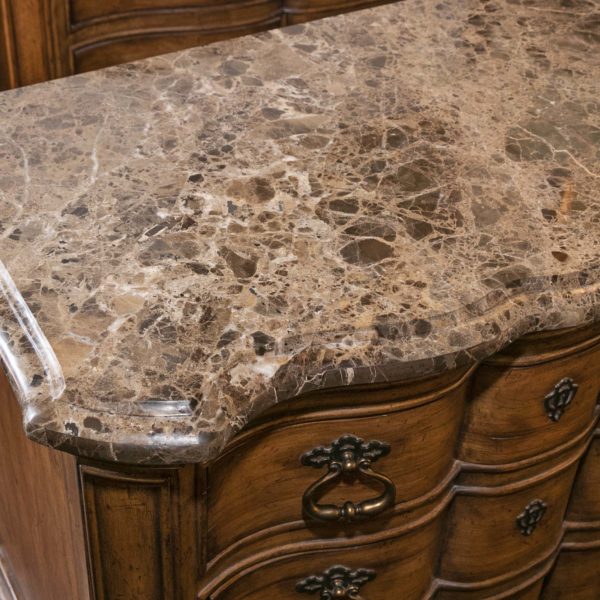 THOMASVILLE Hills of Tuscany Marble Top Nightstand - Image 2
