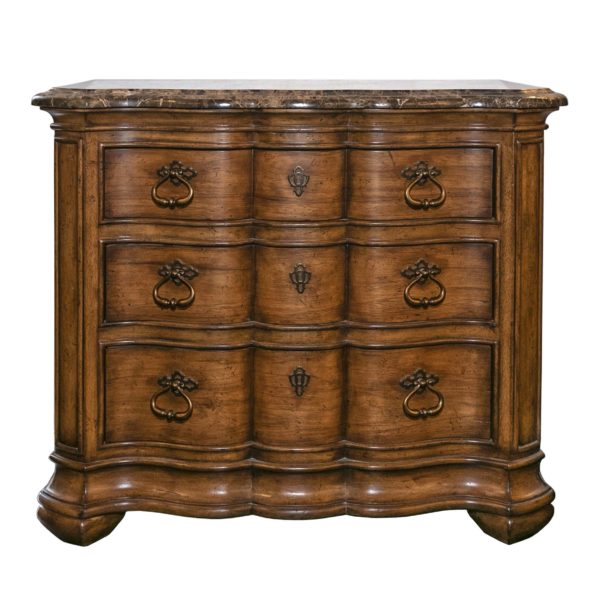 THOMASVILLE Hills of Tuscany Marble Top Nightstand - Image 1