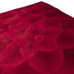 8’x 10’ NULOOM Hand Tufted Wool Gol Rug in Red