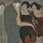 DAVID SCHNEUER “Night” Signed and Numbered Lithograph - Image 2