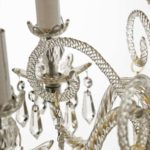 Vintage Murano Style Five Light Chandelier Circa 1950s - Image 4