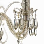 Vintage Murano Style Five Light Chandelier Circa 1950s - Image 3