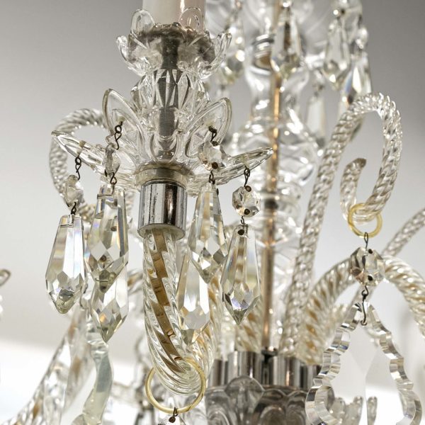 Vintage Murano Style Five Light Chandelier Circa 1950s - Image 2