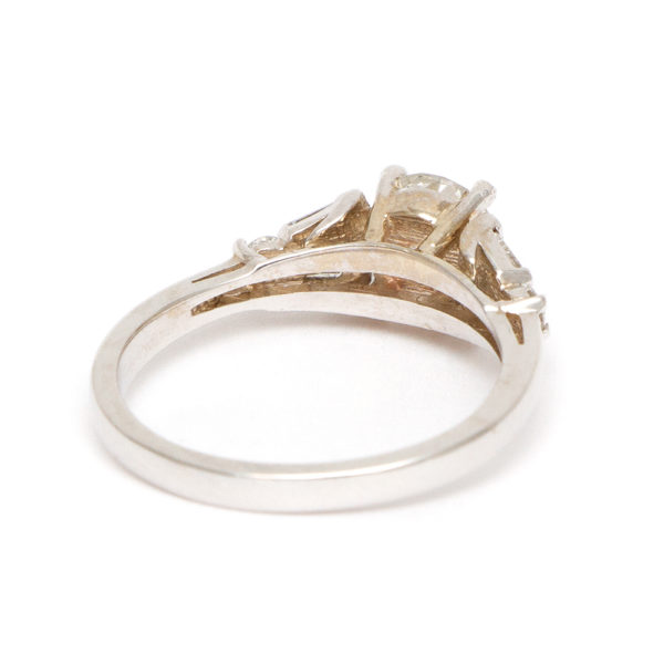 1.24 Total Carat Diamond Engagement Ring in 14 Karat Gold - Image 4