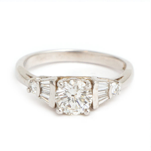 1.24 Total Carat Diamond Engagement Ring in 14 Karat Gold - Image 1