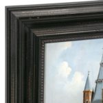 GEORGE JAN DISPO(1922-1973) Original Oil on Canvas Painting of Prinsenhof Delft - Image 4