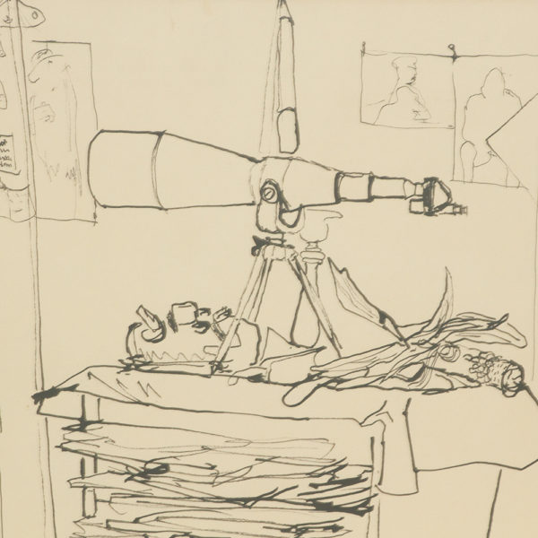 HENRY ERNST NIESE Original Pen and Ink Drawing - Image 2