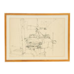 HENRY ERNST NIESE Original Pen and Ink Drawing