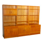 6 Piece Danish Modern DOMINO MØBLER Teak Display Cabinet - Image 3