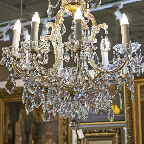 Venetian MOCATELLI Eight Light Chandelier - Image 4