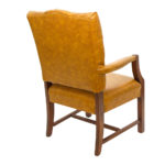 Pair of PAOLI CHAIR CO. Tufted Brown Vinyl Chairs - Image 3
