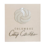 Salvaged Columbus City Center Sign on Wood