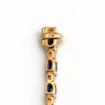 6 Total Carat Sapphire and Diamond Tennis Bracelet - Image 3