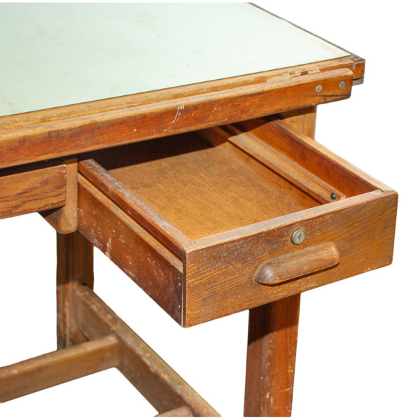 Vintage HAMILTON Drafting Table and Stool - Image 2
