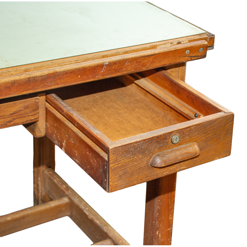 Vintage HAMILTON Drafting Table and Stool | Grandview Mercantile