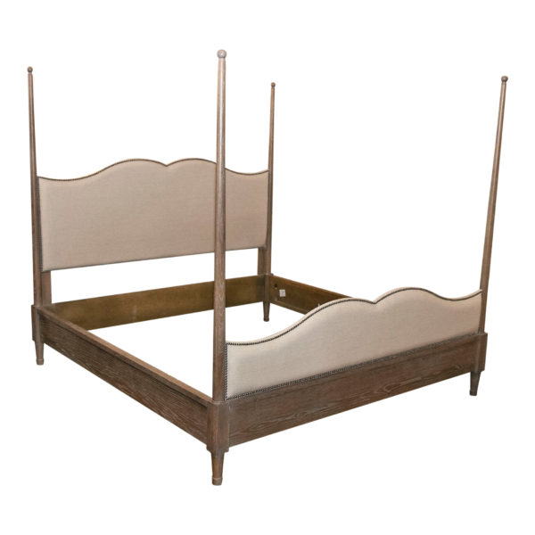 BERNHARDT Auberge King Poster Bed with Rails - Image 1