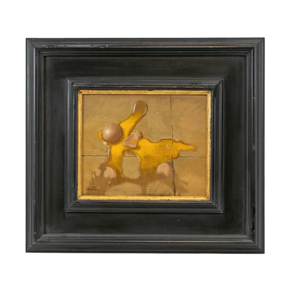 MICHAEL CHRISTIE “Broken Egg” Original Oil on Board - Image 1