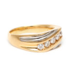 1 Total Carat Diamond Men's Ring in 14 Karat Gold - Image 4