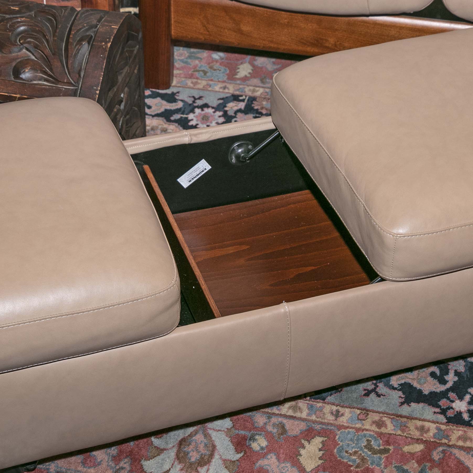 EKORNESS Stressless Double Ottoman | Grandview Mercantile