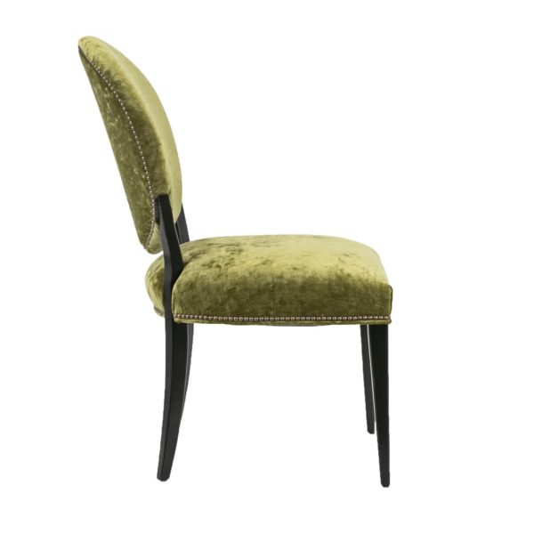 Set of 6 HICKORY WHITE Broadway Side Chairs in Green - Image 6