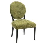 Set of 6 HICKORY WHITE Broadway Side Chairs in Green - Image 3